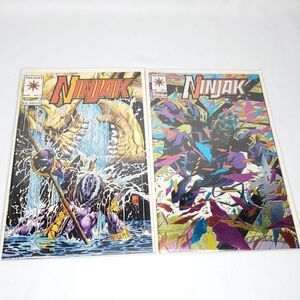 Valiant Ninjack Comic Book Chromium Cover No. 1 Regular No. 2